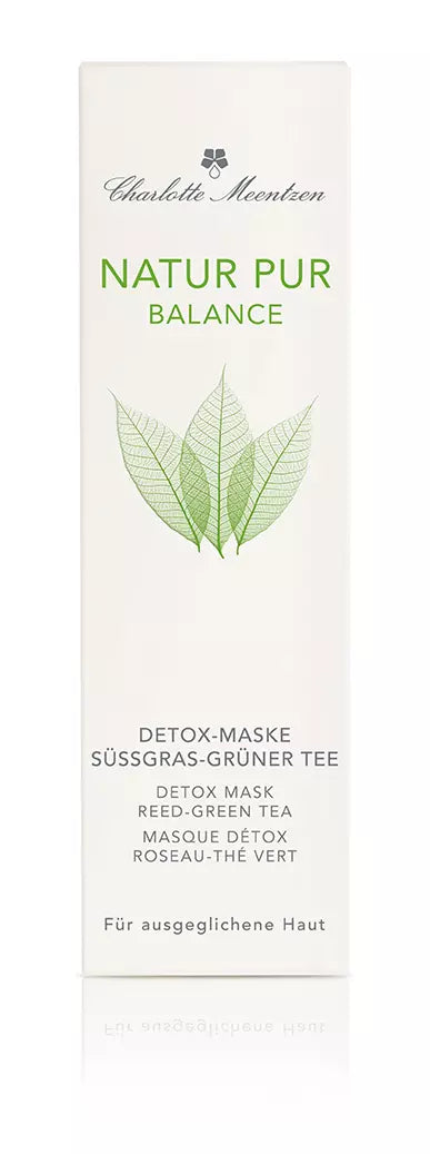 NATUR PUR Balance Detox-Maske Süßgras-Grüner Tee