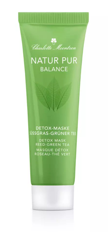 NATUR PUR Balance Detox-Maske Süßgras-Grüner Tee