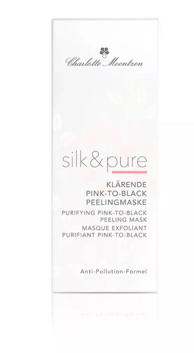 SILK & PURE Klärende Pink to Black Peelingmaske